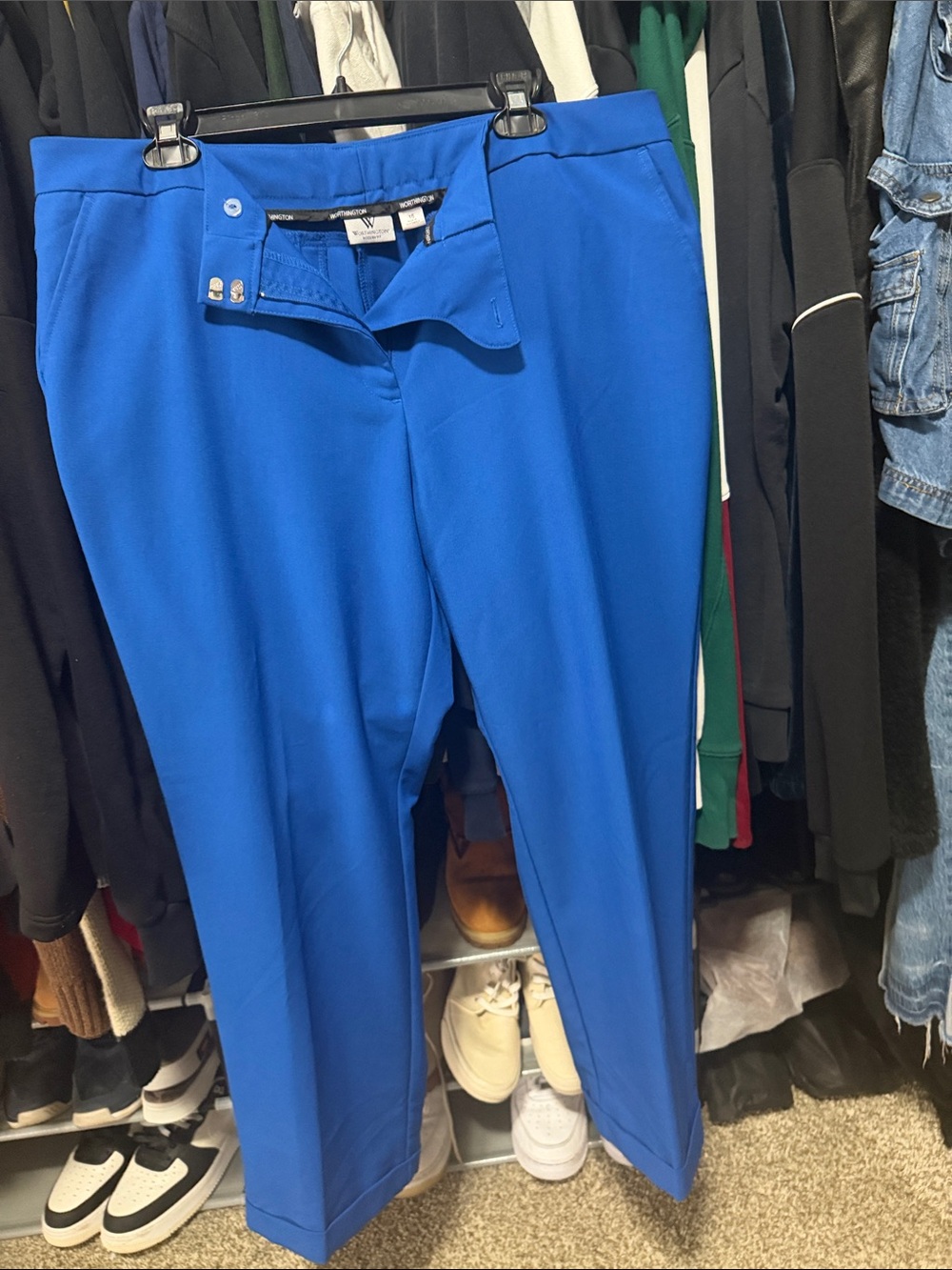 Worthington Slim Dress Pants - Royal Blue
